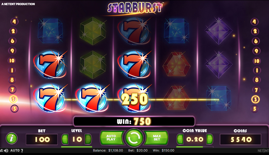 Starburst slots online ganar dinero