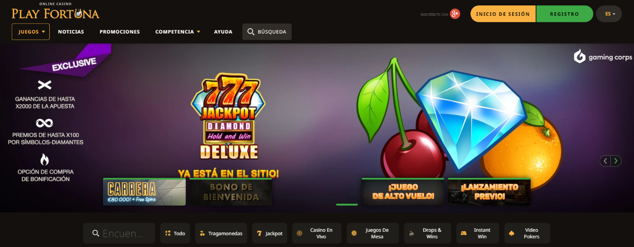 La fortuna casino online sitio