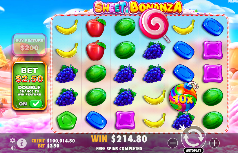 Que slot paga mas Sweet Bonanza online