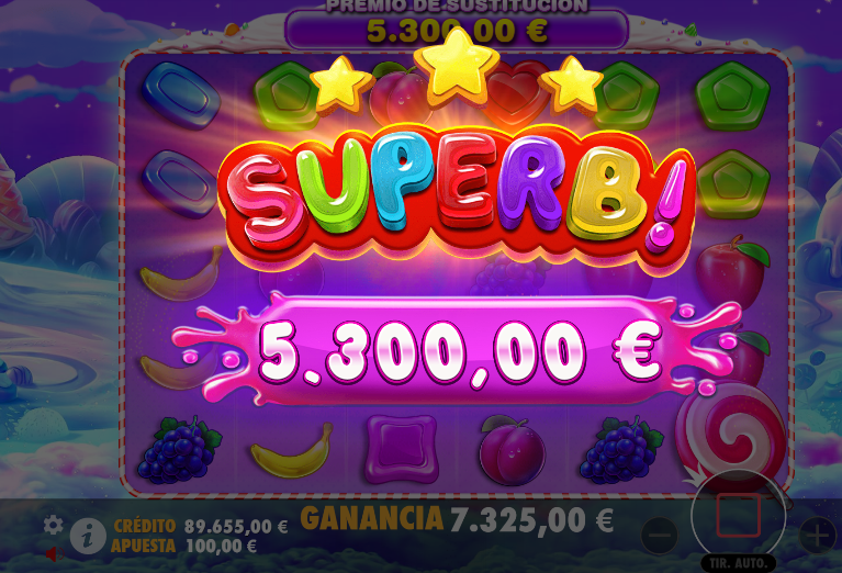 Sweet Bonanza slot bote grande